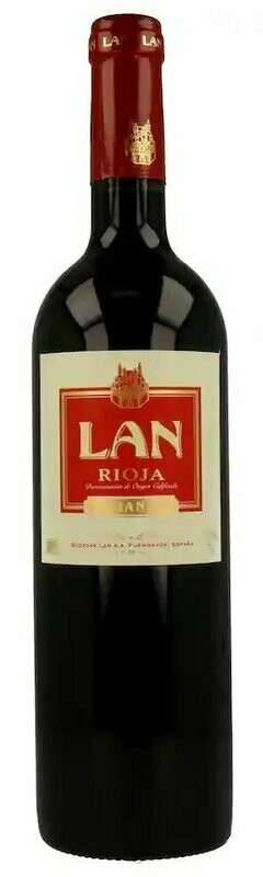 Vino tinto crianza Lan 75 cl.