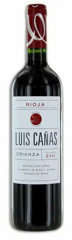 Vino tinto crianza Luis Cañas 75 cl.