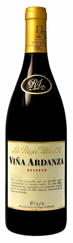 Vino tinto reserva Viña Ardanza 75 cl.