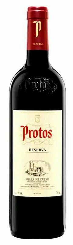 Vino tinto reserva Protos 75 cl.