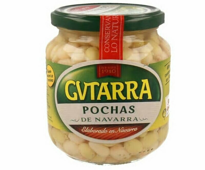 Alubia pocha de Navarra GUVTARRA 400 g.
