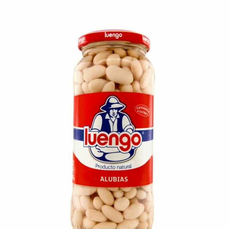 Alubia cocida LUENGO frasco de 400 g.