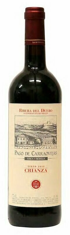 Vino tinto crianza Pago de Carraovejas 75 cl.
