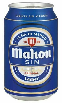 Cerveza sin alcohol Mahou 33 cl.