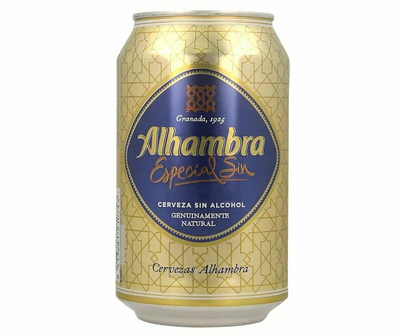 Cerveza Alhambra sin alcohol 33 cl.