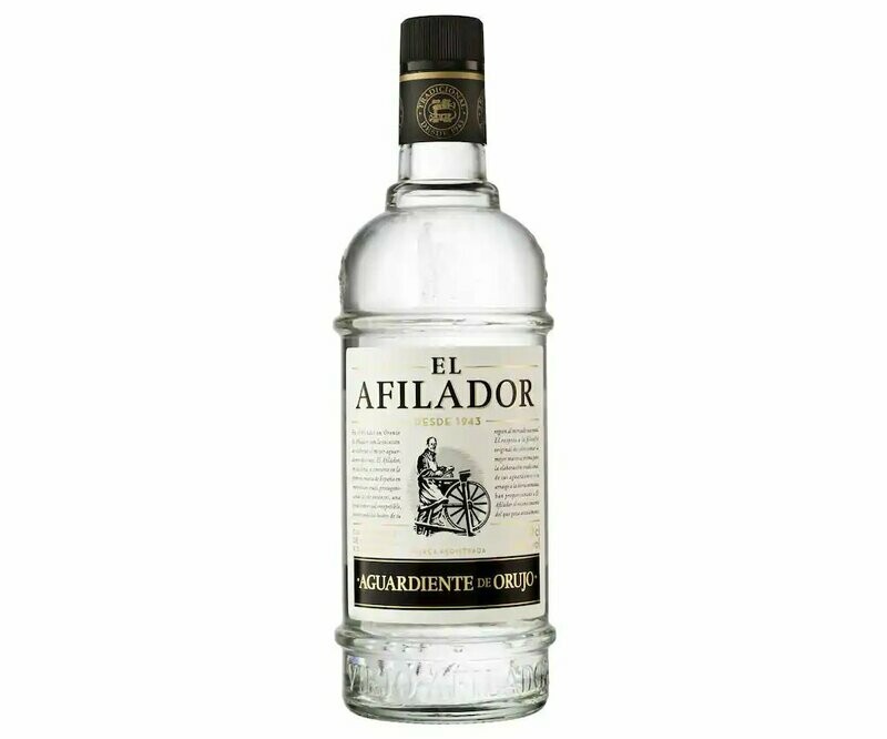 Aguardiente de orujo blanco El Afilador 70 cl.