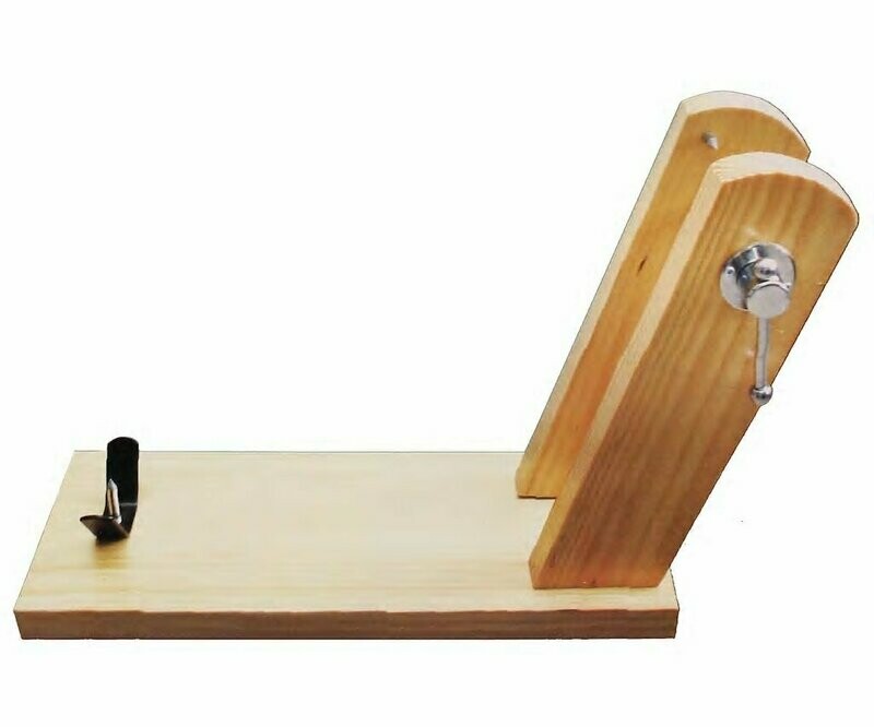 Soporte jamonero de madera