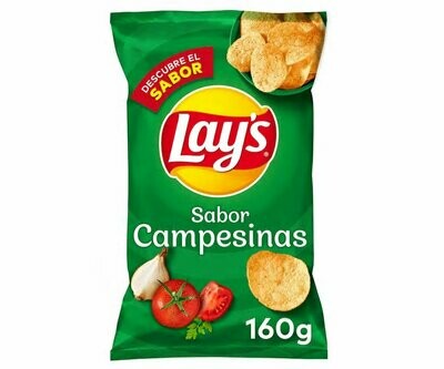 Patatas fritas sabor Campesinas LAY'S bolsa de 160 g.