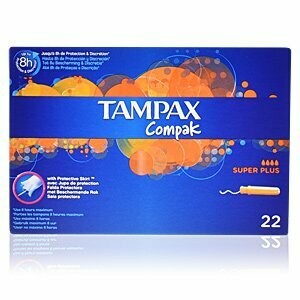 Tampones con aplicador super plus TAMPAX COMPAK 22 uds