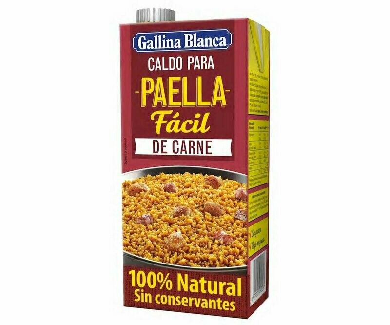 ​Caldo de carne para paella GALLINA BLANCA 1 l.
