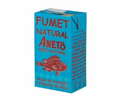 Caldo (FUMET) de pescado y marisco ANETO 1 l.