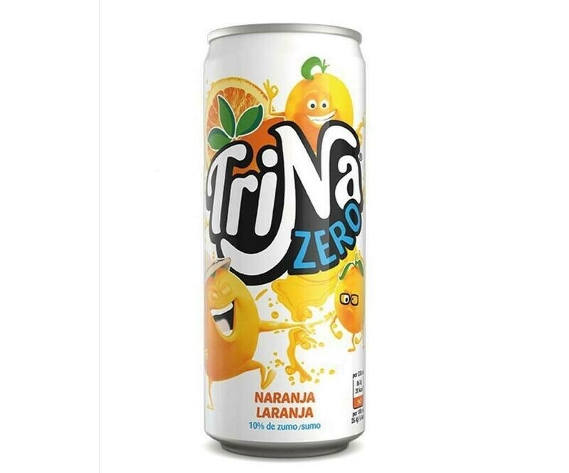 TRINA ZERO naranja lata de 33 cl.