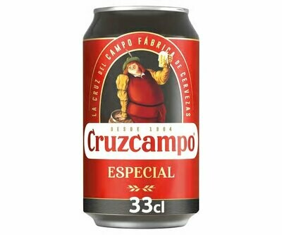 Cerveza CRUZCAMPO Especial lata de 33 cl.