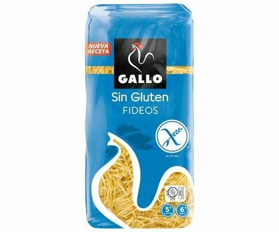 Pasta fideos sin gluten GALLO, 500 g.