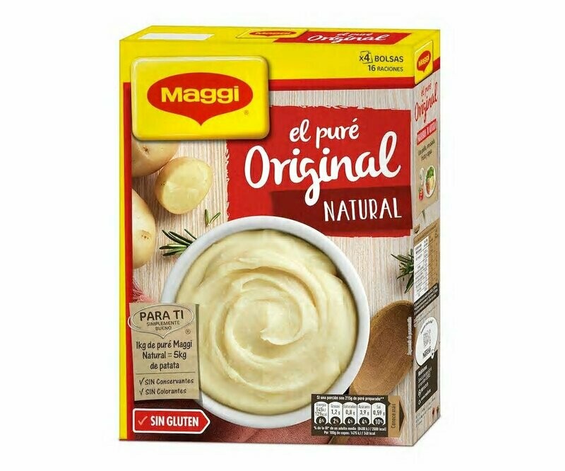 Puré de patatas sin leche MAGGI 460 g.