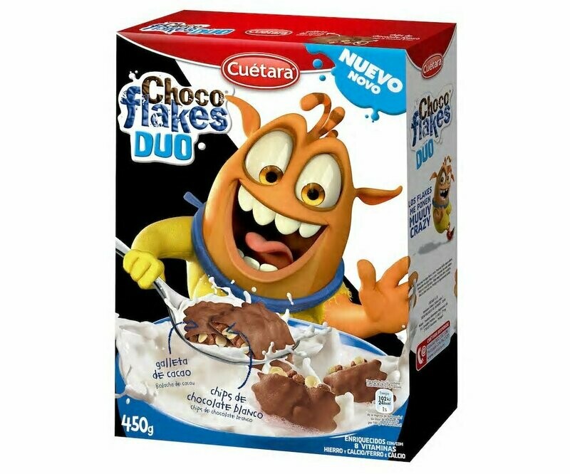 Galletas de chocolate CHOCO FLAKES 400 g.