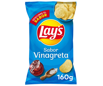 Patatas fritas sabor a salsa Vinagreta LAY'S bolsa de 160 g.