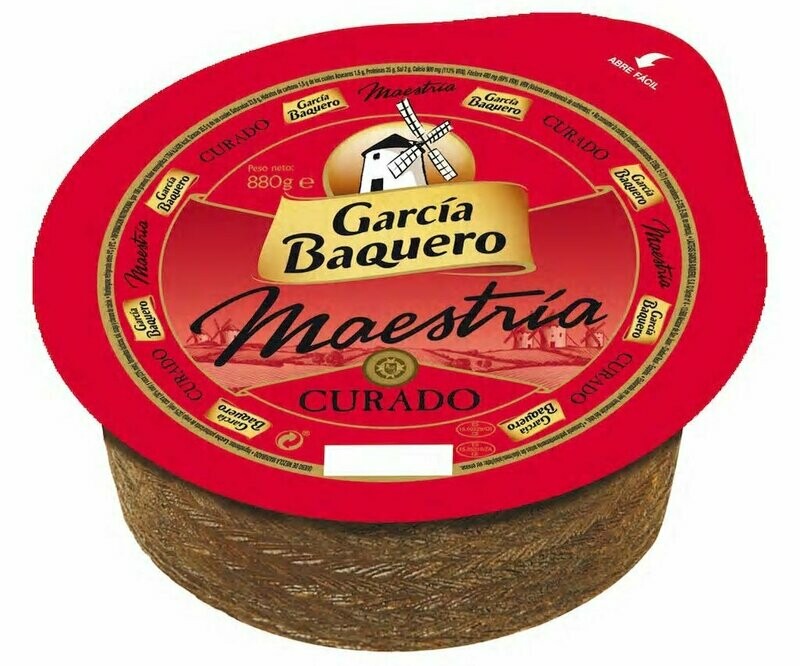 Queso mezcla curado GARCÍA BAQUERO 800 g.