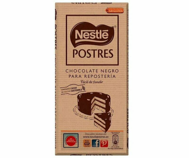 Chocolate negro especial para postres NESTLÉ 200 g