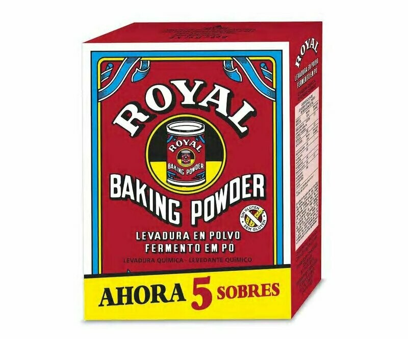 Levadura en polvo ROYAL 5 x 16 g.