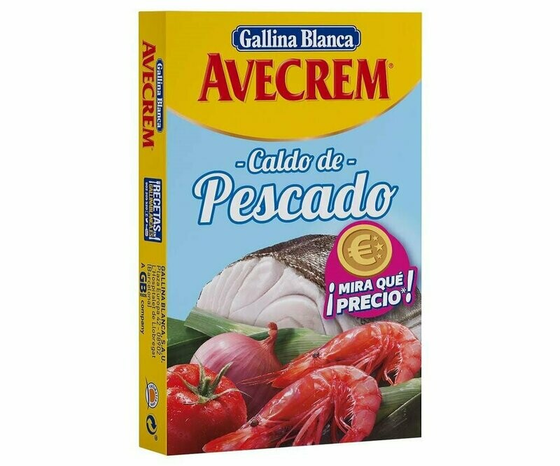 Caldo pescado AVECREM 8 pastillas