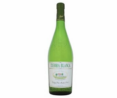 Vino blanco seco TIERRA BLANCA botella de 75 cl.