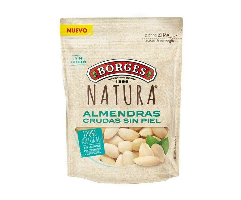 Almendras crudas sin piel BORGES 110 g.