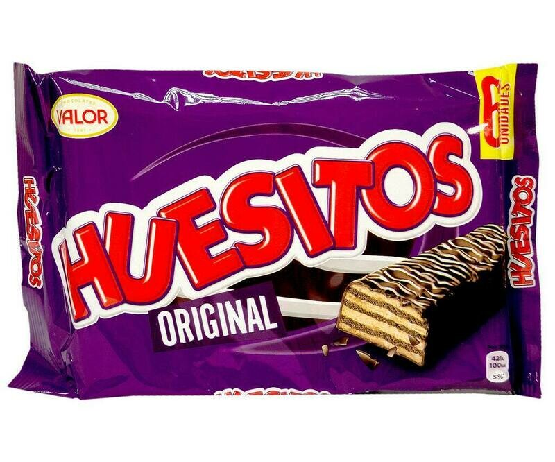 Barritas de barquillo HUESITOS 6 uds. 120 g.