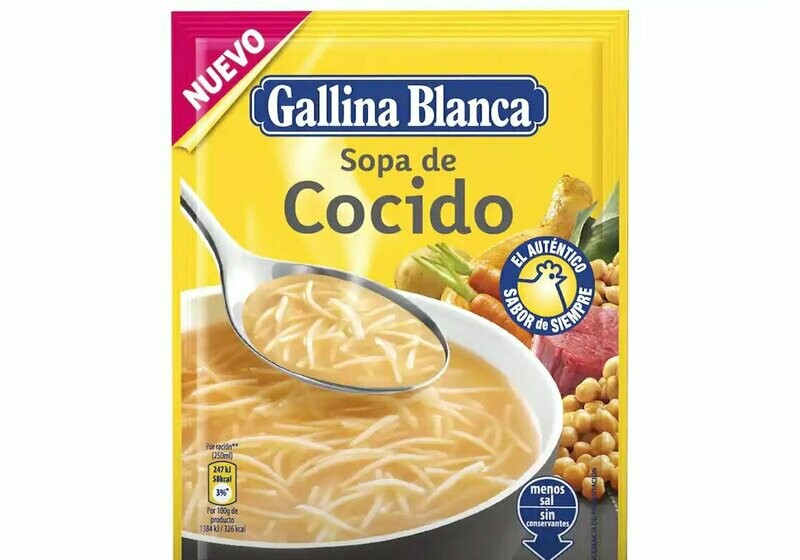 Sopa de cocido GALLINA BLANCA  72 g.