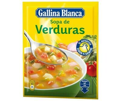 Sopa de verduras GALLINA BLANCA sobre de 51 g.