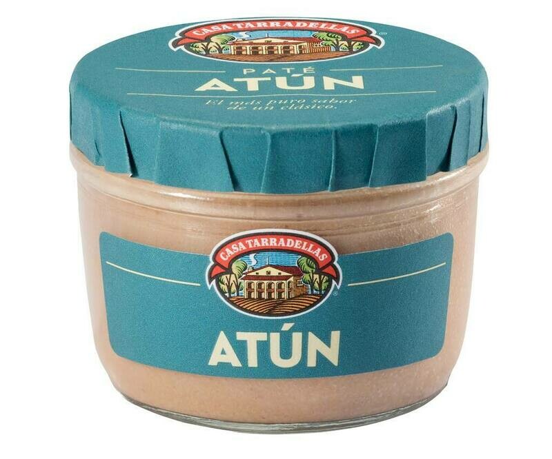 Paté de atún CASA TARRADELLAS frasco de 125 g.