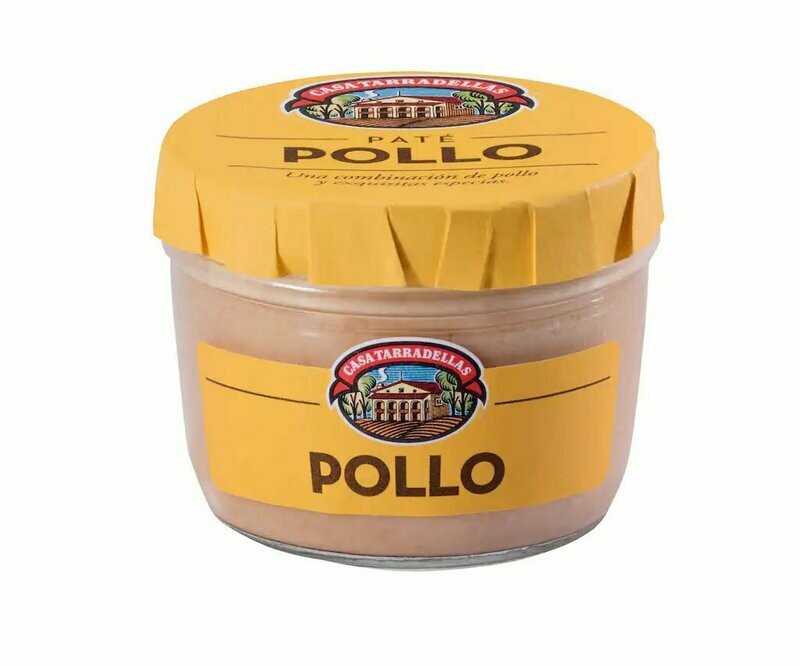 Paté de pollo CASA TARRADELLAS frasco de 125 g.