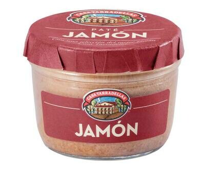 Paté de jamón CASA TARRADELLAS frasco de 125 g.