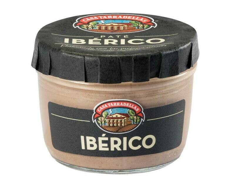 Paté de hígado de cerdo Ibérico CASA TARRADELLAS frasco de 125 g.