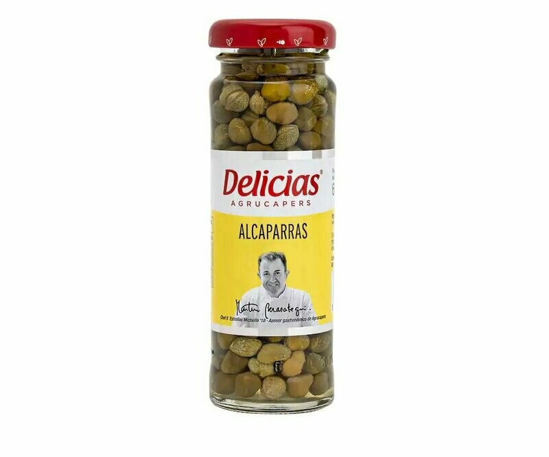 Alcaparras en vinagre DELICIAS frasco de 65 g.