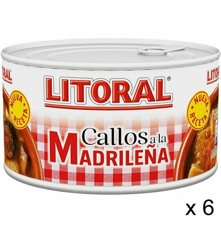 Callos a la Madrileña LITORAL 380 g. Pack de 6 un.