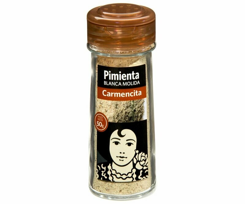Pimienta blanca molida CARMENCITA 50 g.