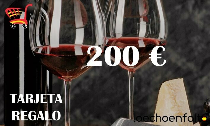 Tarjeta 200 €