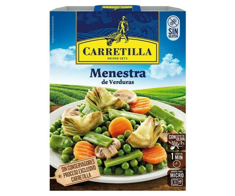Menestra de verduras CARRETILLA 300 g.