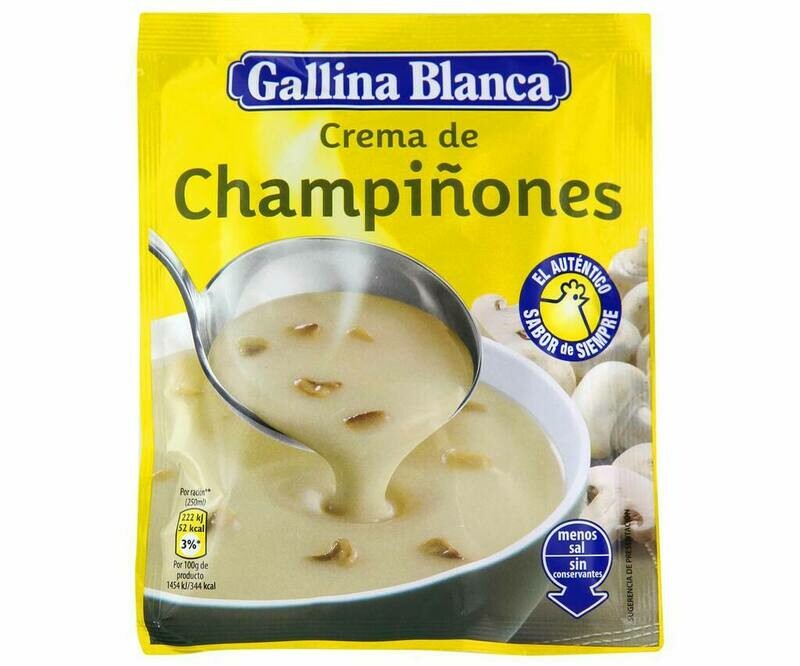 Crema de champiñones GALLINA BLANCA 62 g.