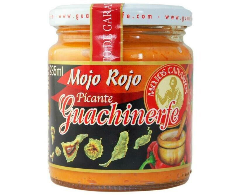 Mojo rojo picante GUACHINERFE 200 g.