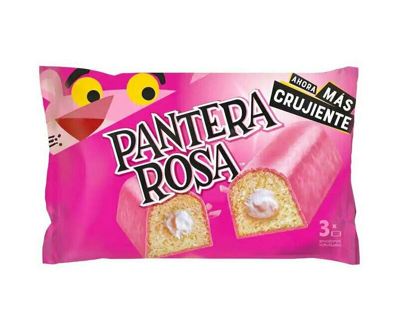 Pastelitos Pantera Rosa 3 uds. 165 g.