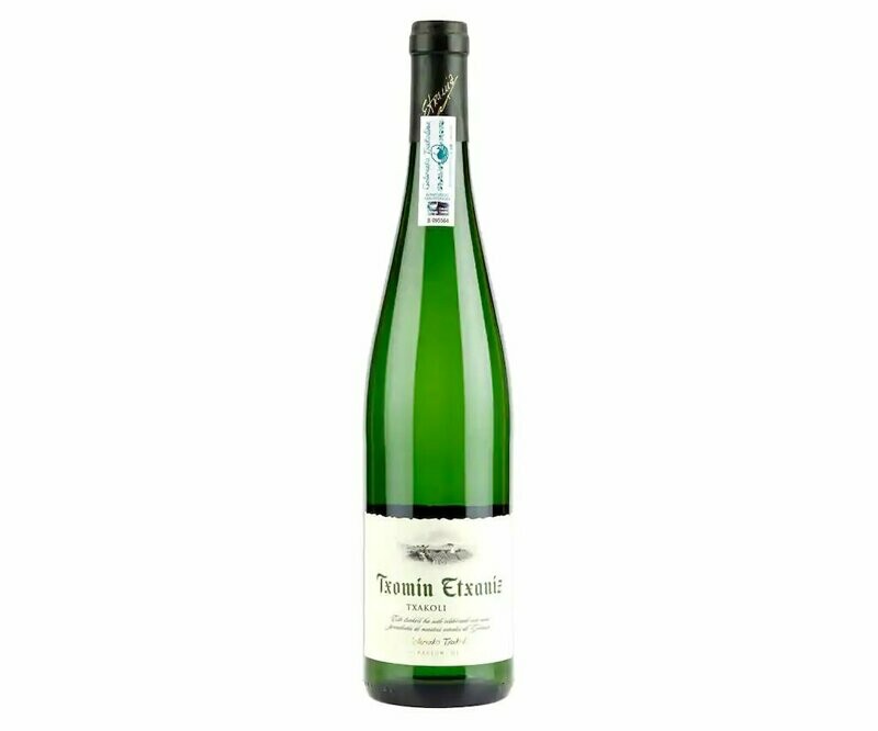 Vino blanco TXAKOLI - TXOMIN ETXANIZ botella de 75 cl.