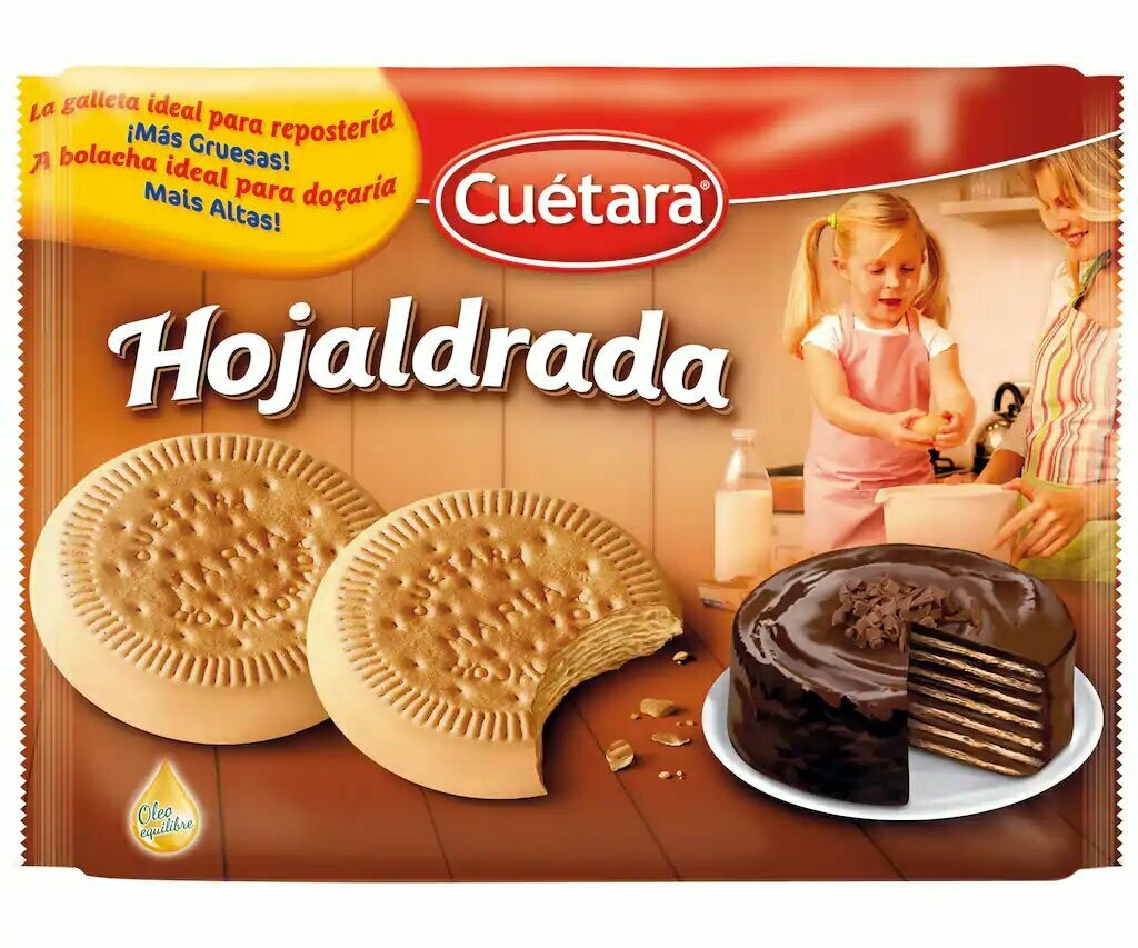 Galletas María hojaldrada CUÉTARA 600 g.