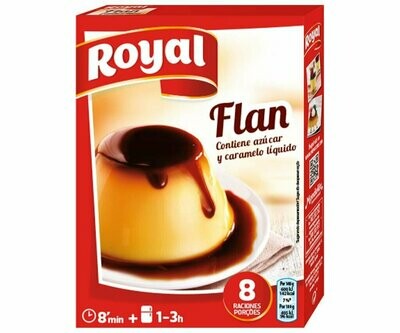 Flan con azúcar ROYAL 186 g.