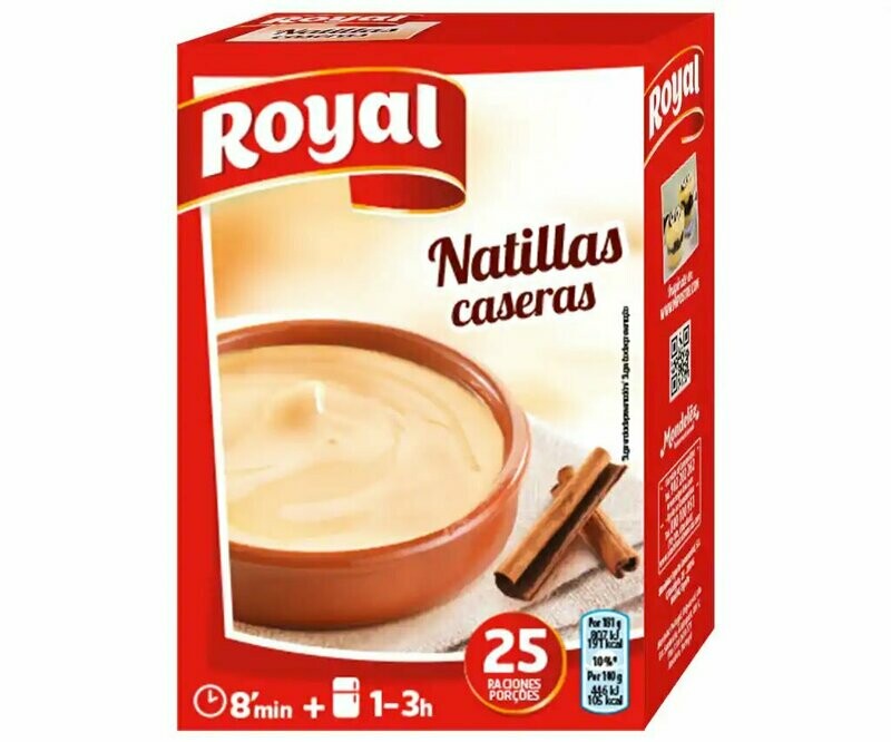 Preparado para hacer natillas caseras ROYAL 100 g.