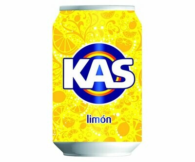 Refresco de limón KAS lata de 33 cl.