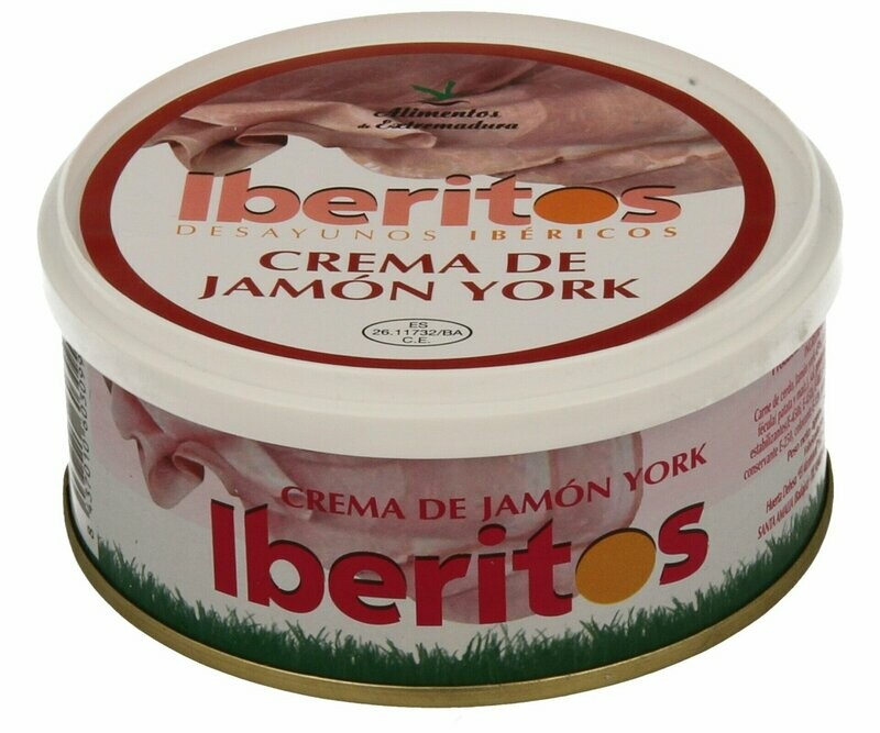 Untable de jamón de york IBERITOS lata de 250 g.