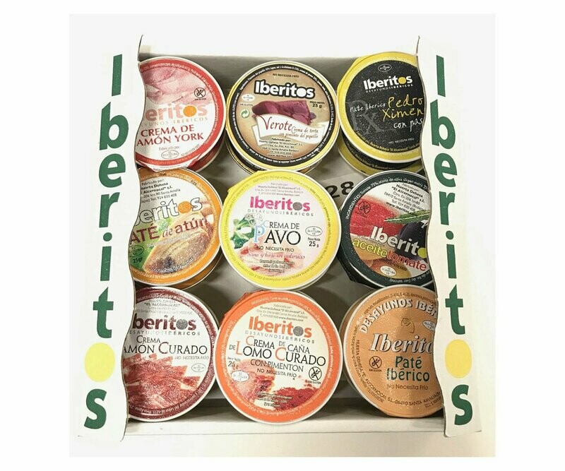 Patés surtido IBERITOS 18 x 25 g.