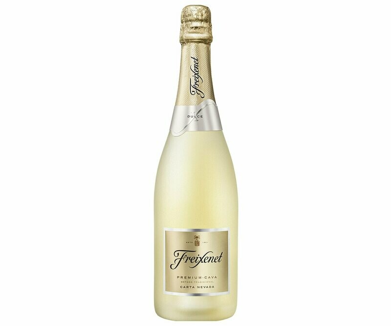 Cava dulce premium FREIXENET Carta nevada botella de 75 cl.
